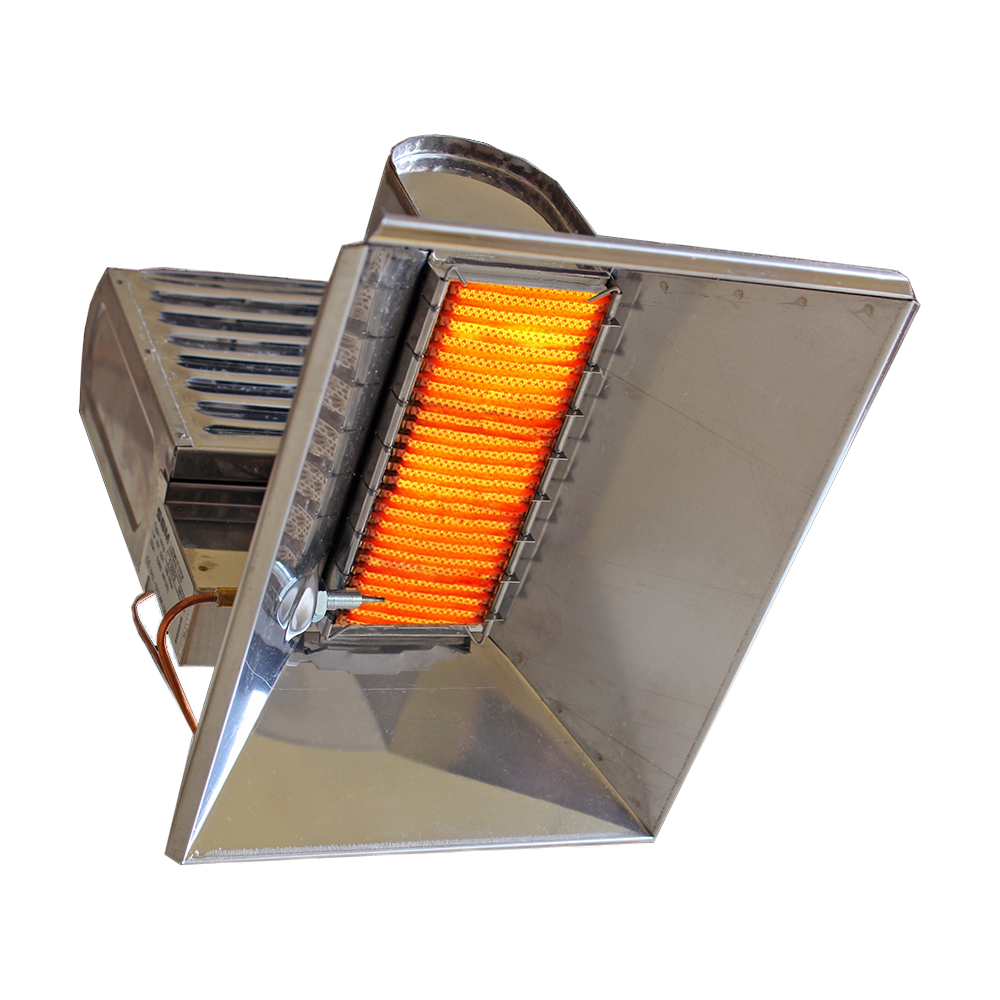 DELETE Gas-Heizstrahler / 800 Watt / Kit 2 ZRFA