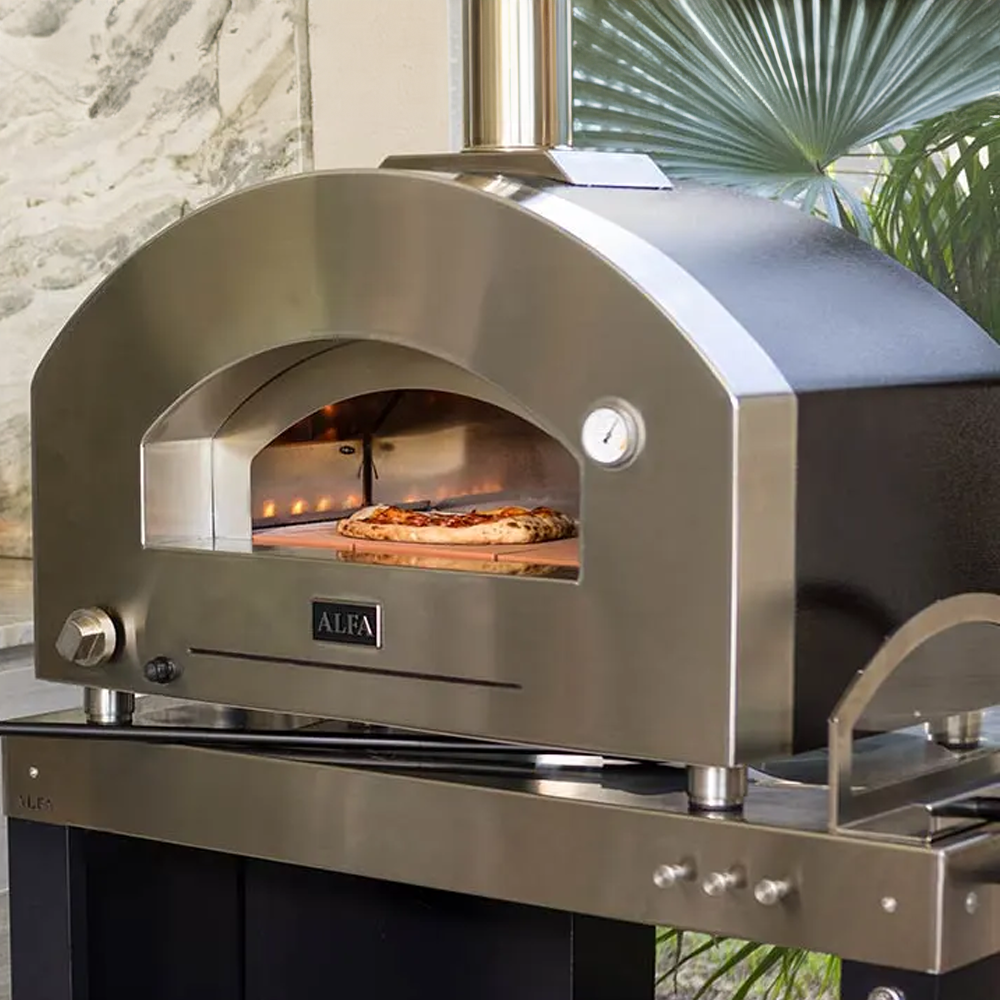 Futuro - 2 Pizze - Silver Black - Hybrid (Gas)