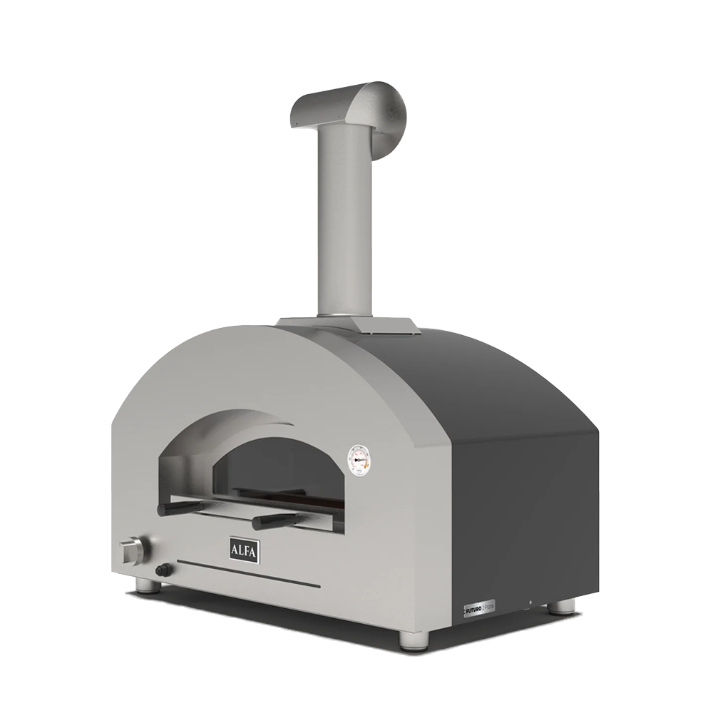 Futuro - 2 Pizze - Silver Black - Hybrid (Gas)