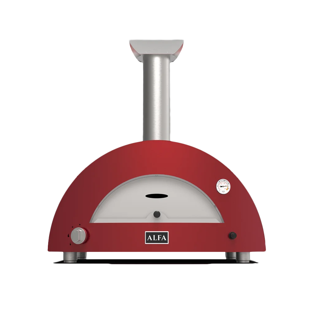Moderno - 2 Pizze - Antique Red - Hybrid (Gas)