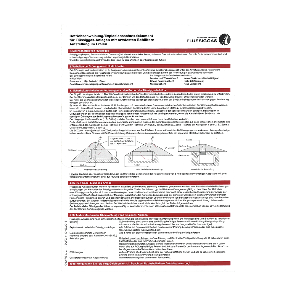 Aufkleber Betriebsanweisung A4