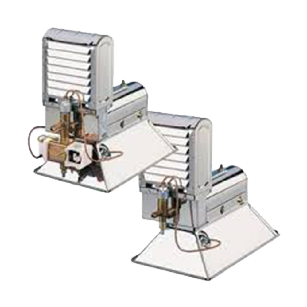 DELETE Gas-Heizstrahler / 800 Watt / Kit 2 ZRFA