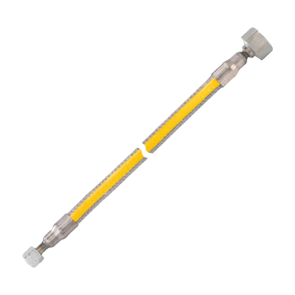 Edelstahl Wellschlauch 1.000 mm - G1/4" LH-ÜM x IG Rp1/2"