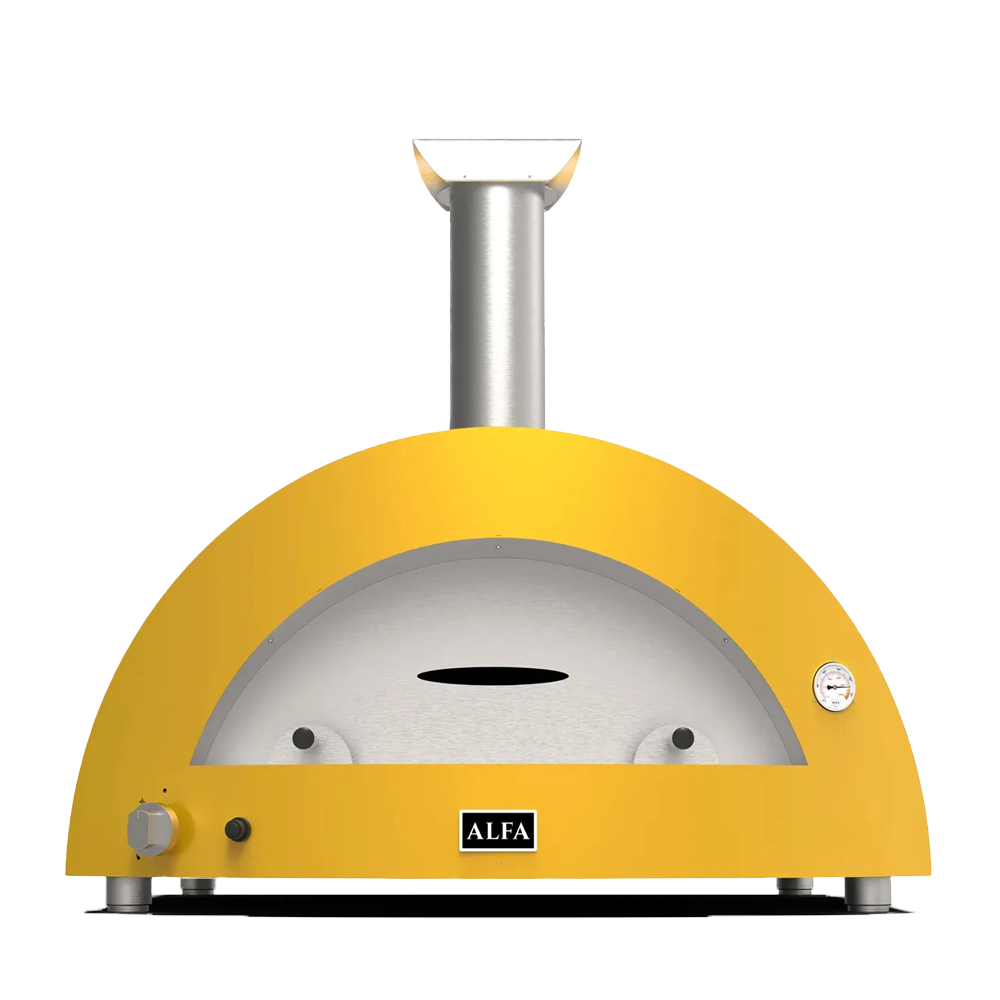 Moderno - 3 Pizze - Fire Yellow - Hybrid (Gas)