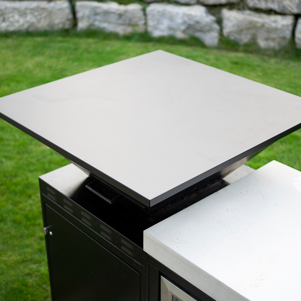 Abdeckplatte BigQube M - Silber