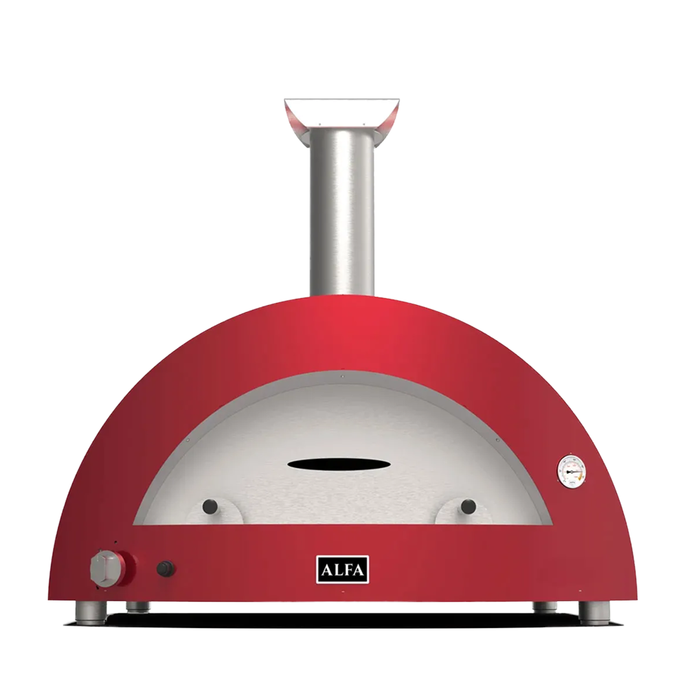 Moderno - 5 Pizze - Antique Red - Holz